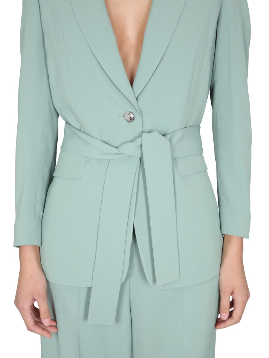 BOSS Elegant Front Button Closure Jacket for Women