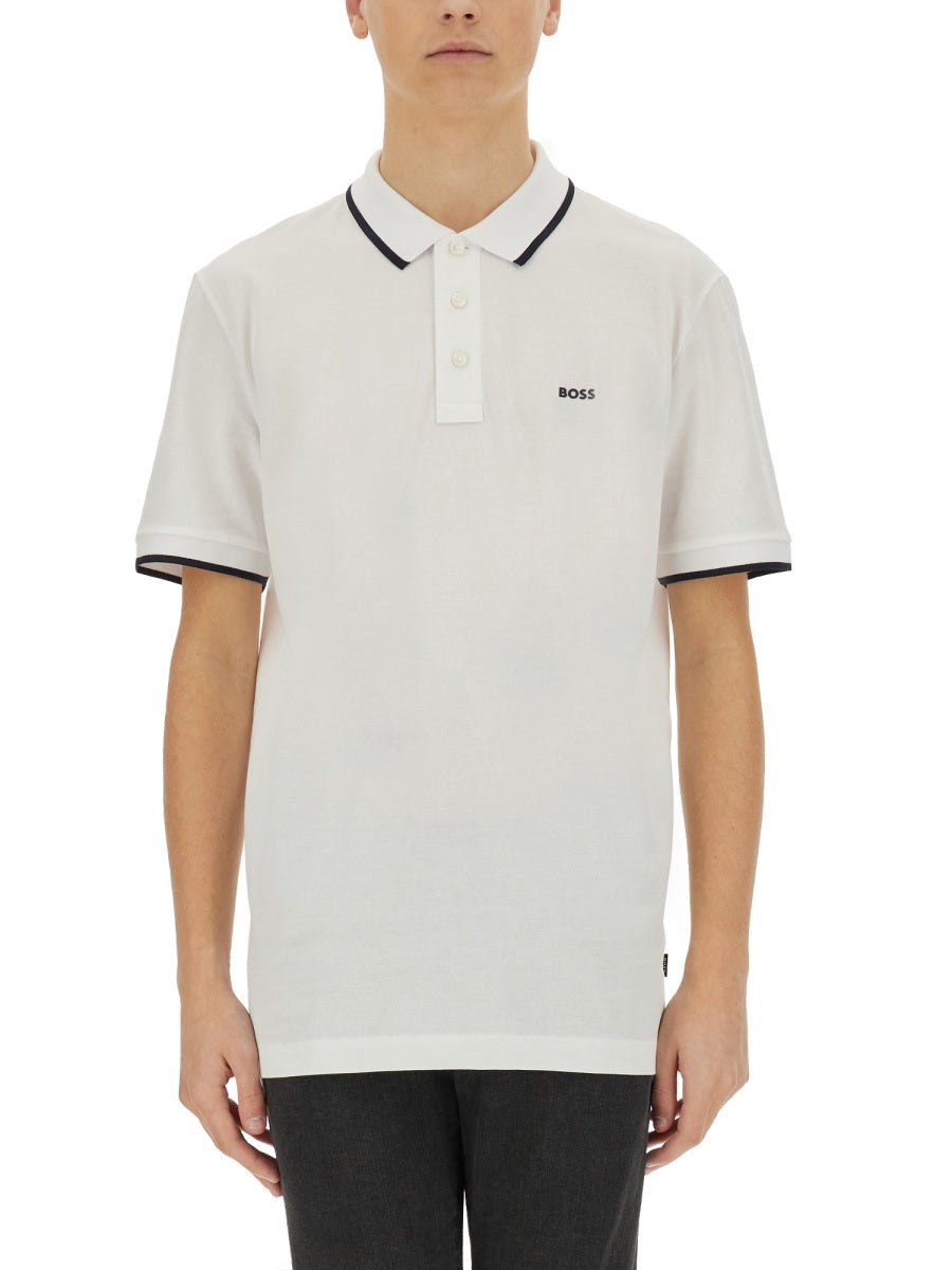 BOSS Classic Cotton Polo for Men - Size L