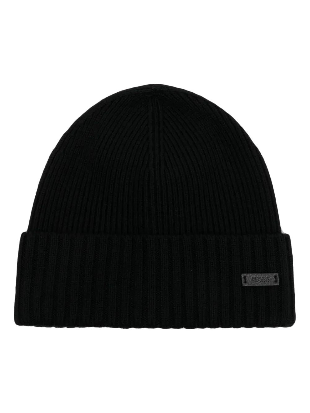 BOSS Men's Virgin Wool Knit Hat