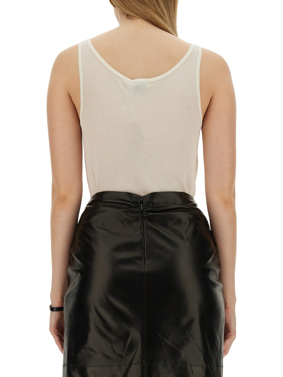 SAINT LAURENT Round Neckline Tank Top - Women's Size S