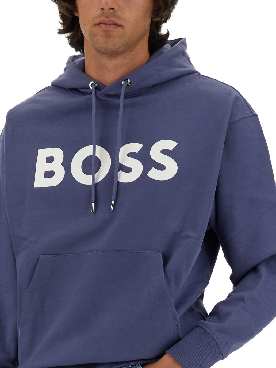 BOSS Men's Regular Fit Logo Sweatshirt - Size L