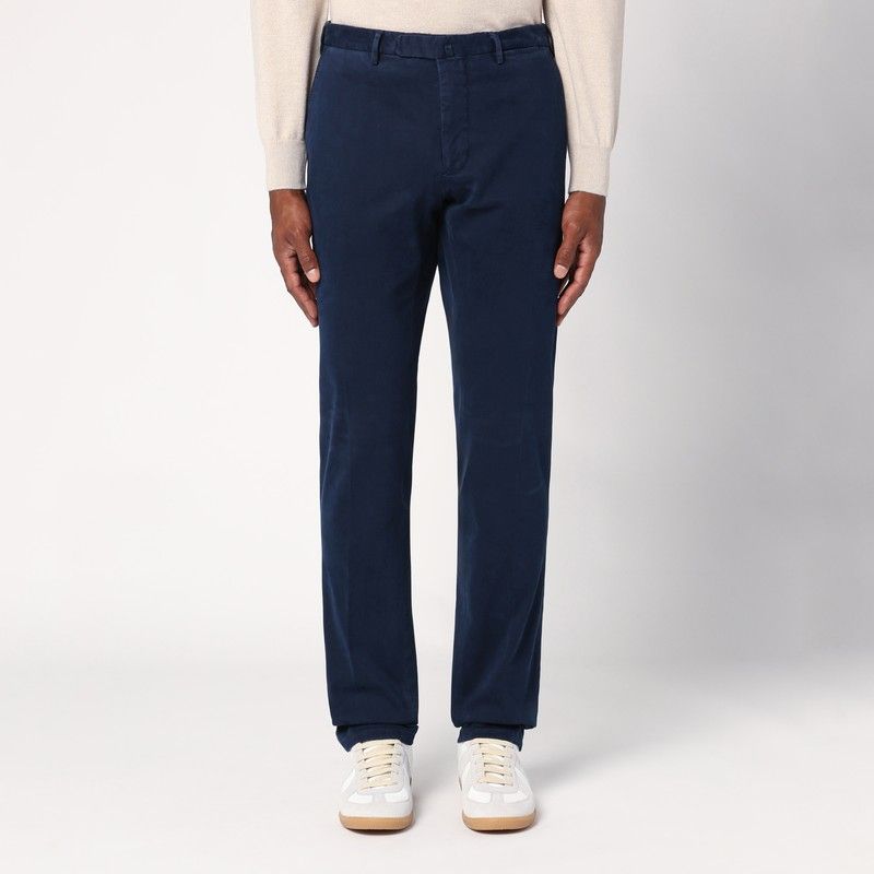 SANTANIELLO Essential Cotton Trousers for Men - FW24