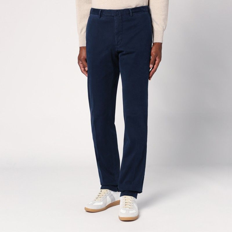 SANTANIELLO Essential Cotton Trousers for Men - FW24