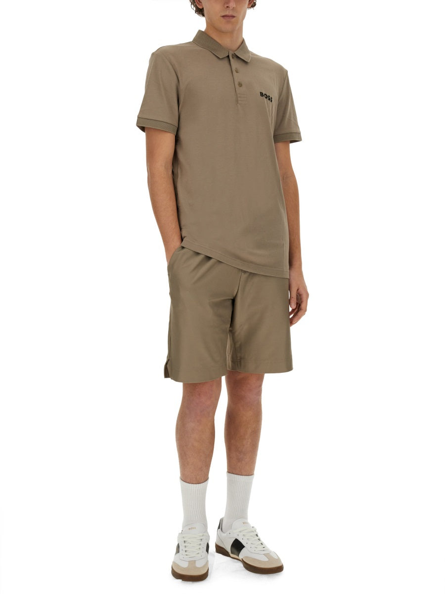 BOSS Men's Logo Bermuda Shorts - Size L