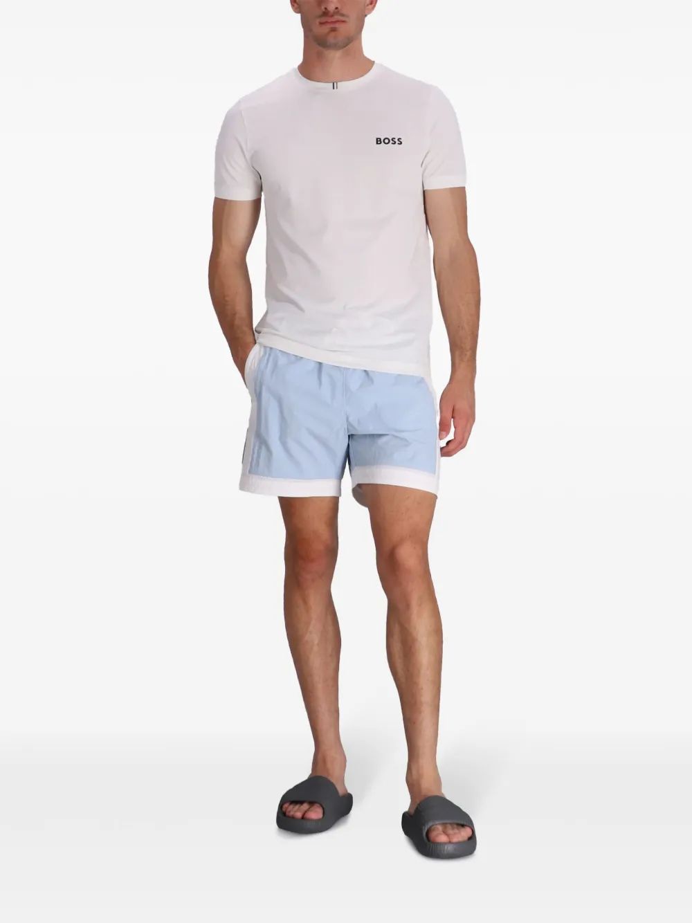 HUGO BOSS Logo Print Tee for Men - SS25 Collection