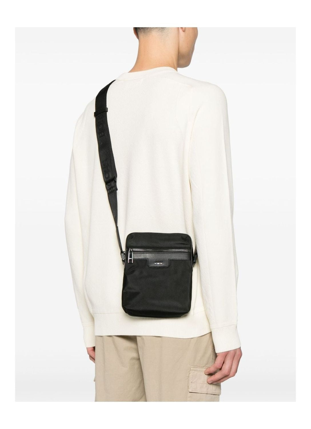 HUGO BOSS Men's Mini Polyester Handbag