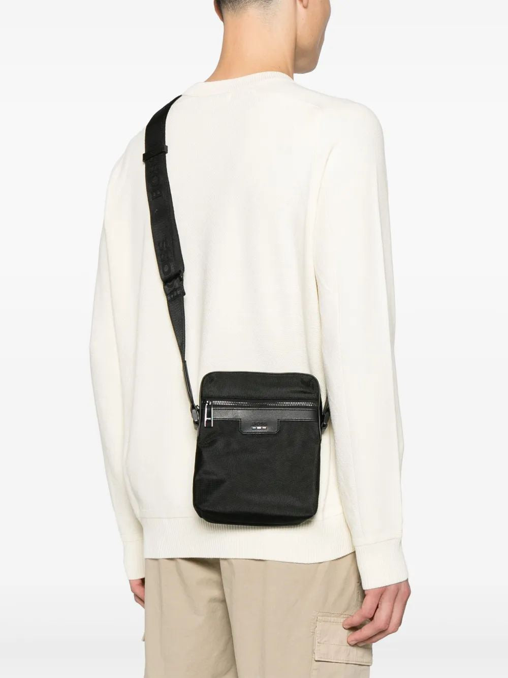 HUGO BOSS Men's Mini Polyester Handbag