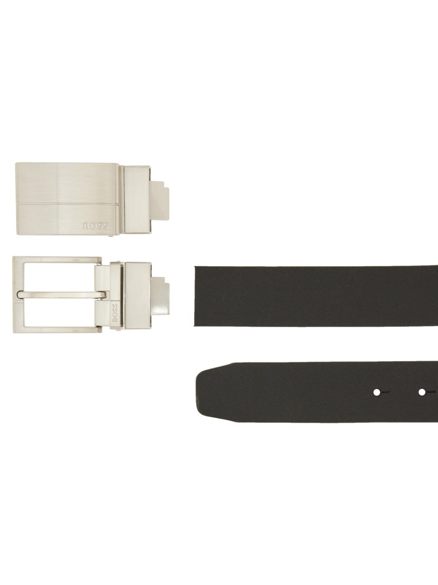BOSS Reversible Leather Belt for Men