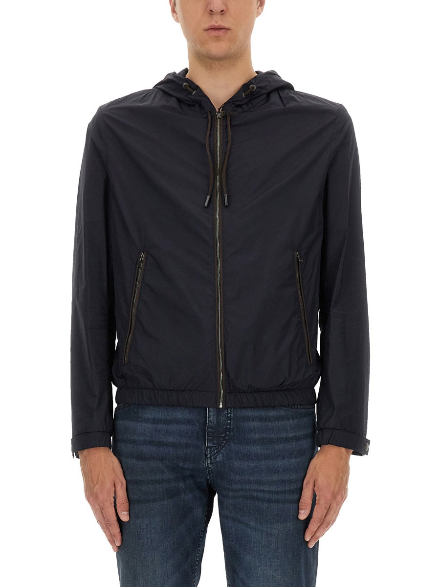 BOSS Men's Hooded Zip Jacket