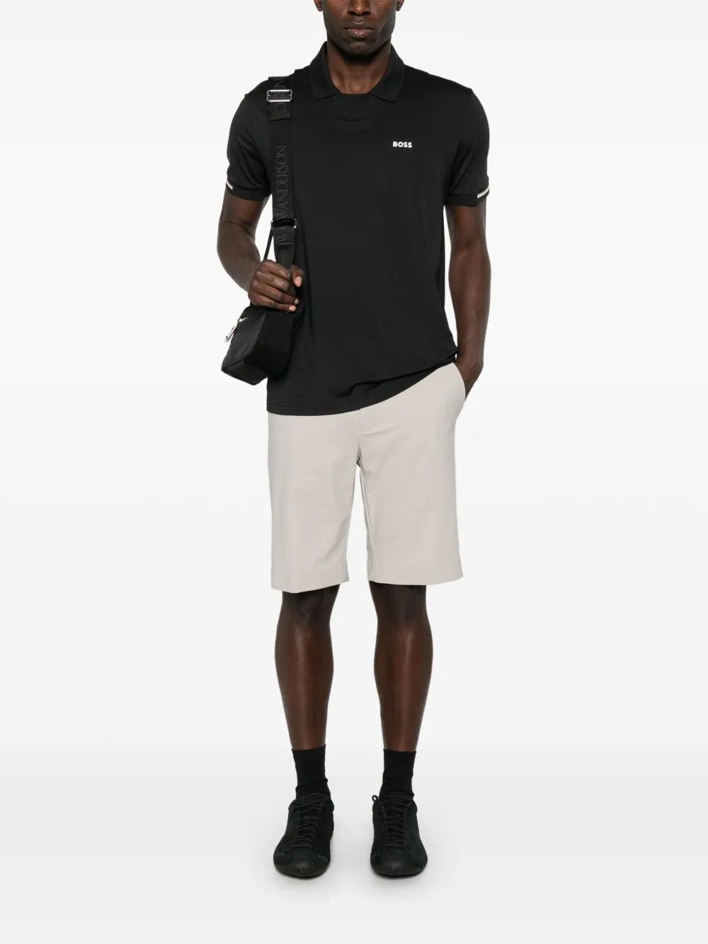 BOSS Men's Technical Fabric Polo Shirt