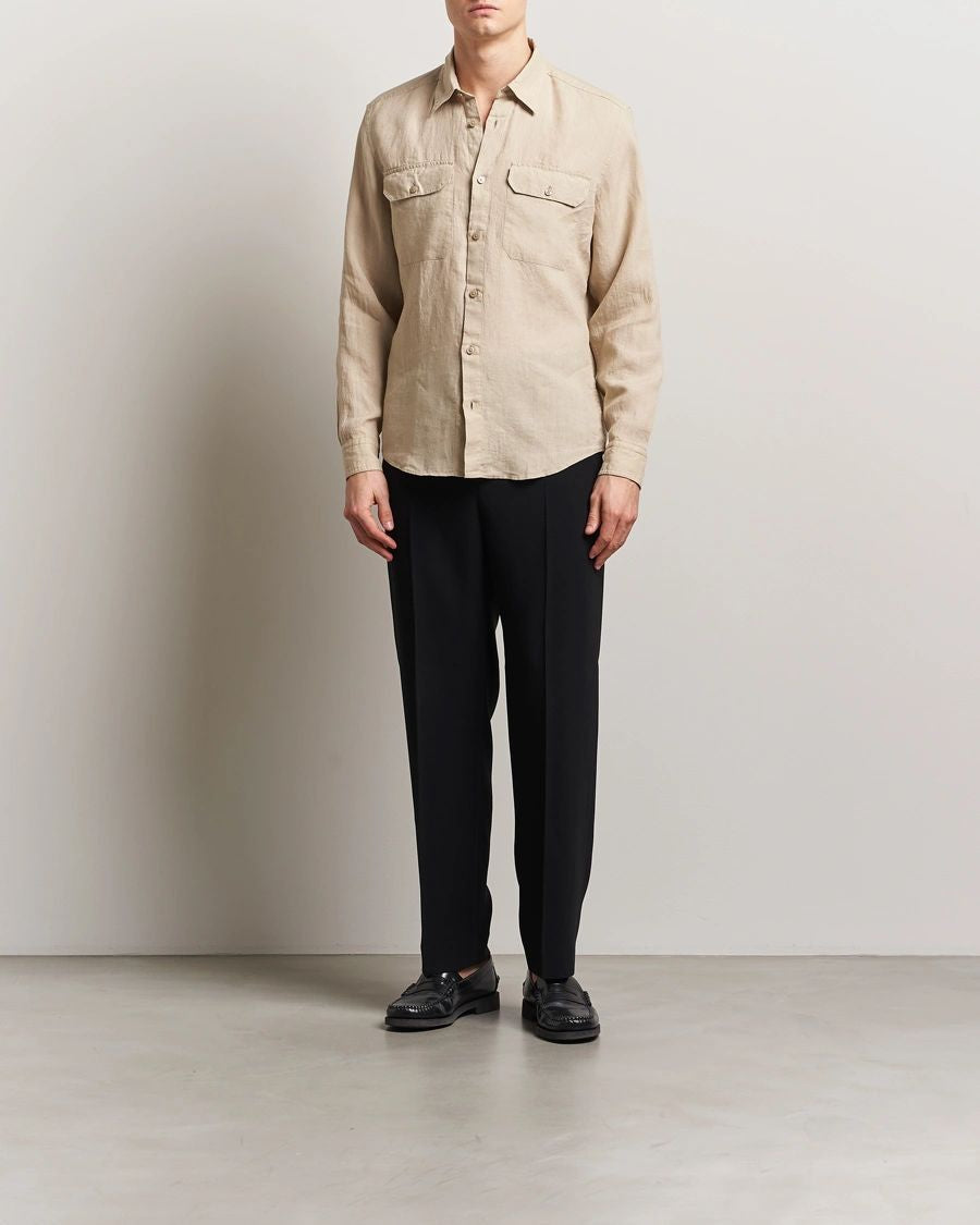 HUGO BOSS Linen Shirt for Men - SS25 Collection