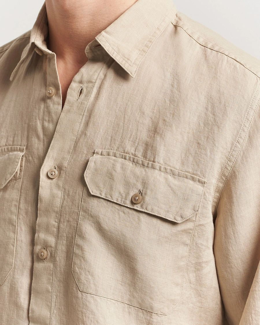 HUGO BOSS Linen Shirt for Men - SS25 Collection