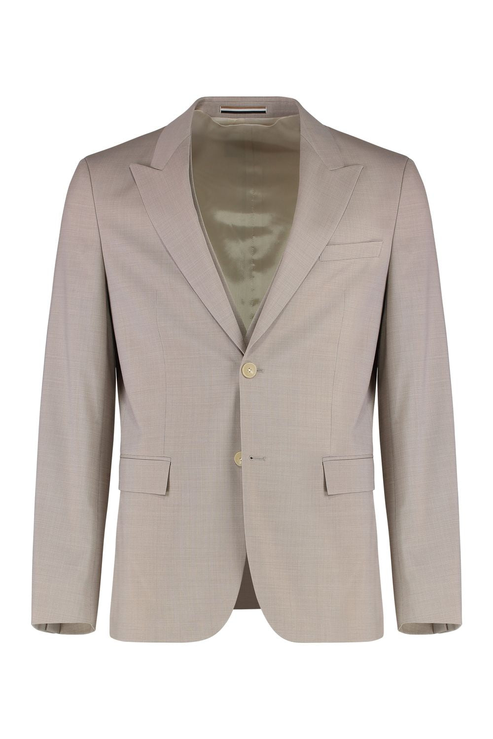 BOSS Tailored Stretch Wool Three-Piece Suit