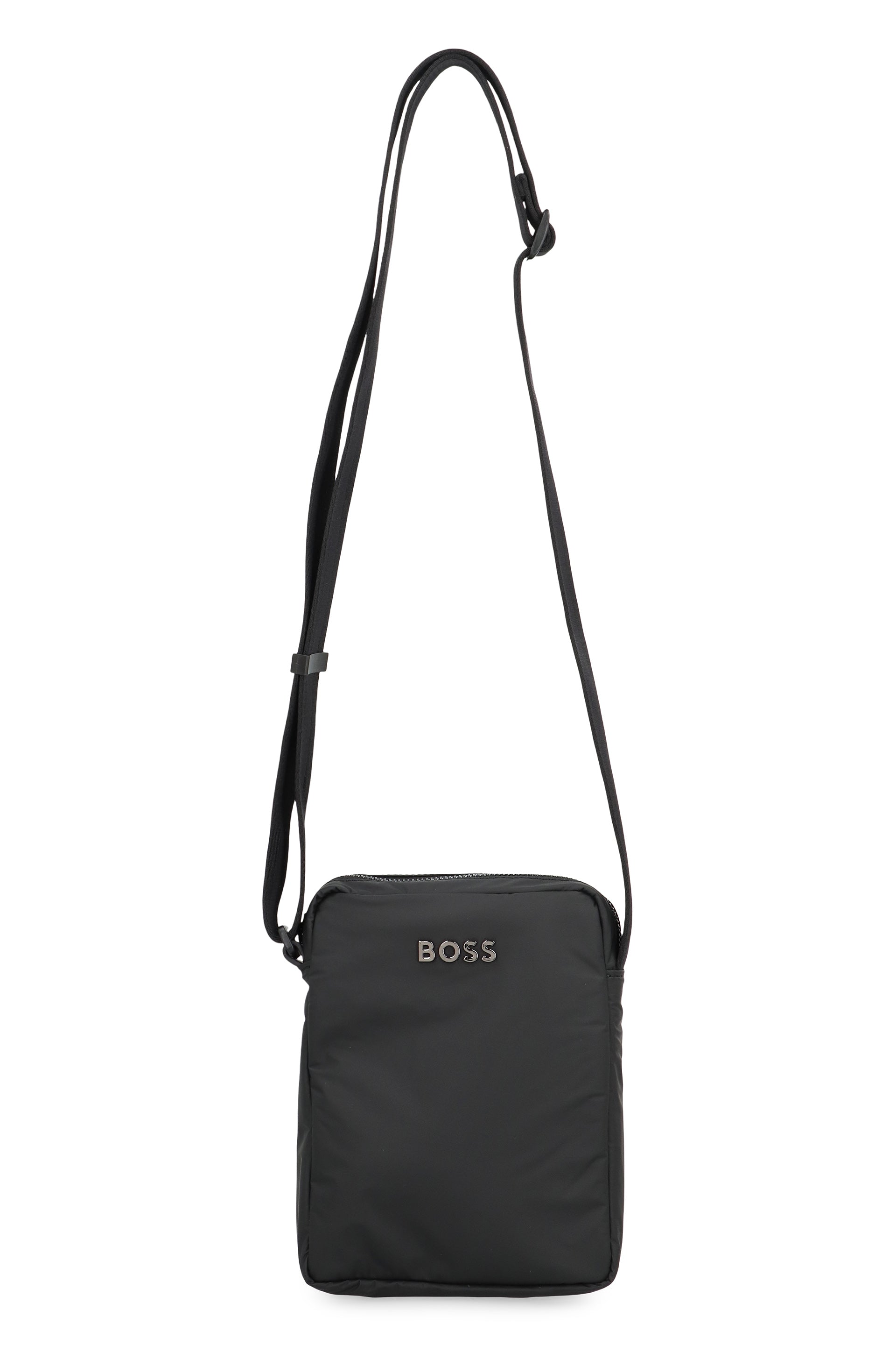 BOSS Mini Shoulder Handbag in Technical Fabric