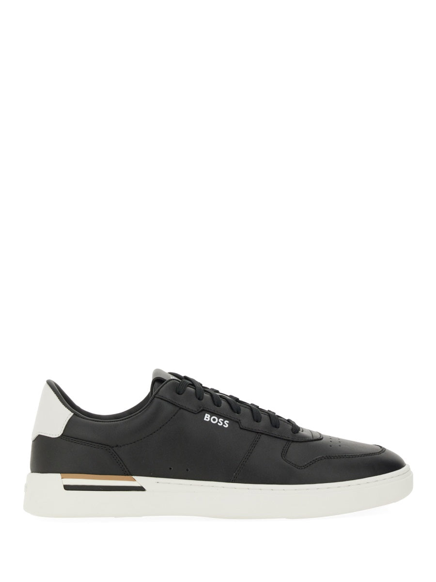 BOSS Premium Leather Sneakers for Men - FW25 Collection