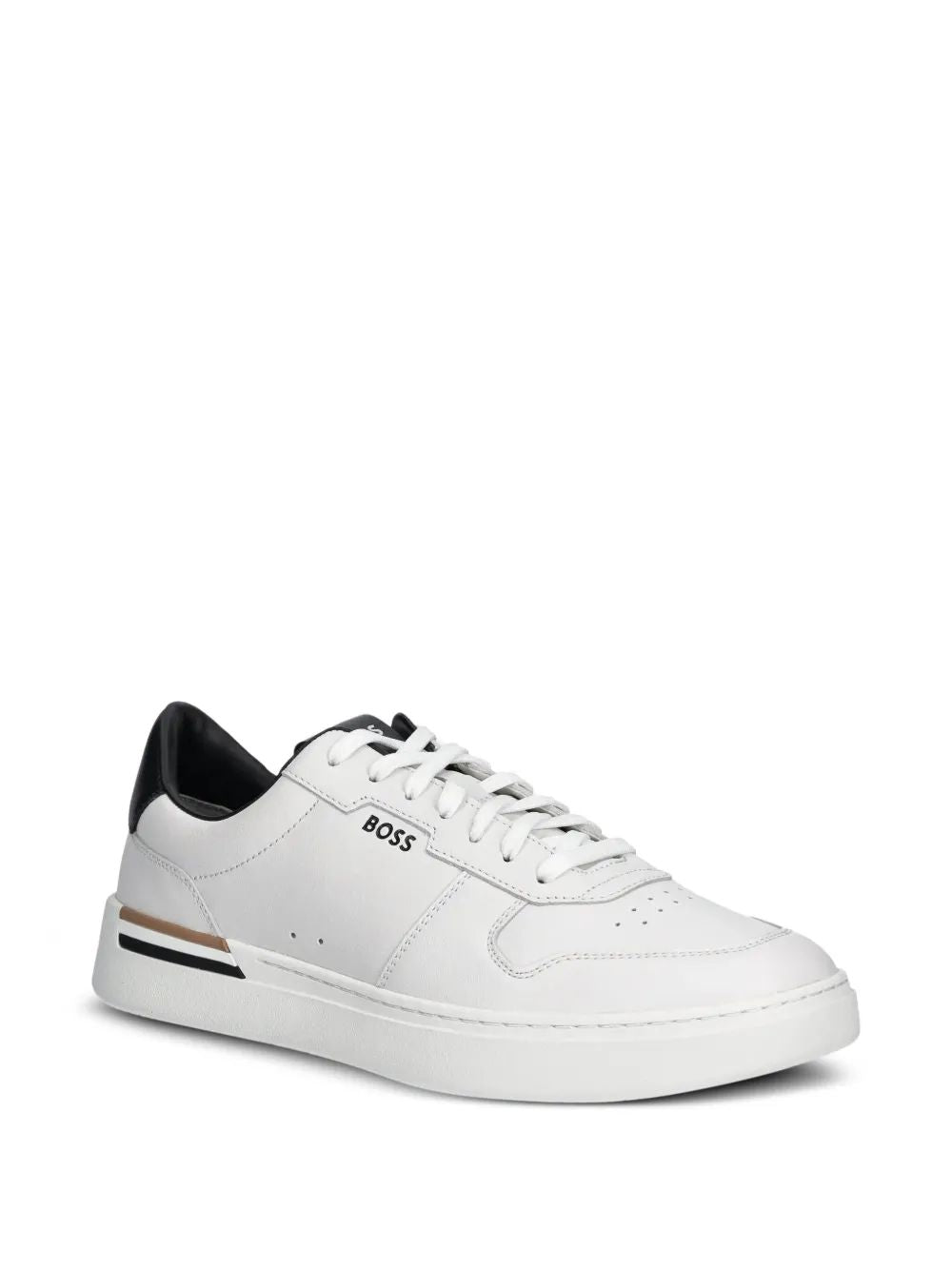 HUGO BOSS Men's Stylish Leather Sneakers