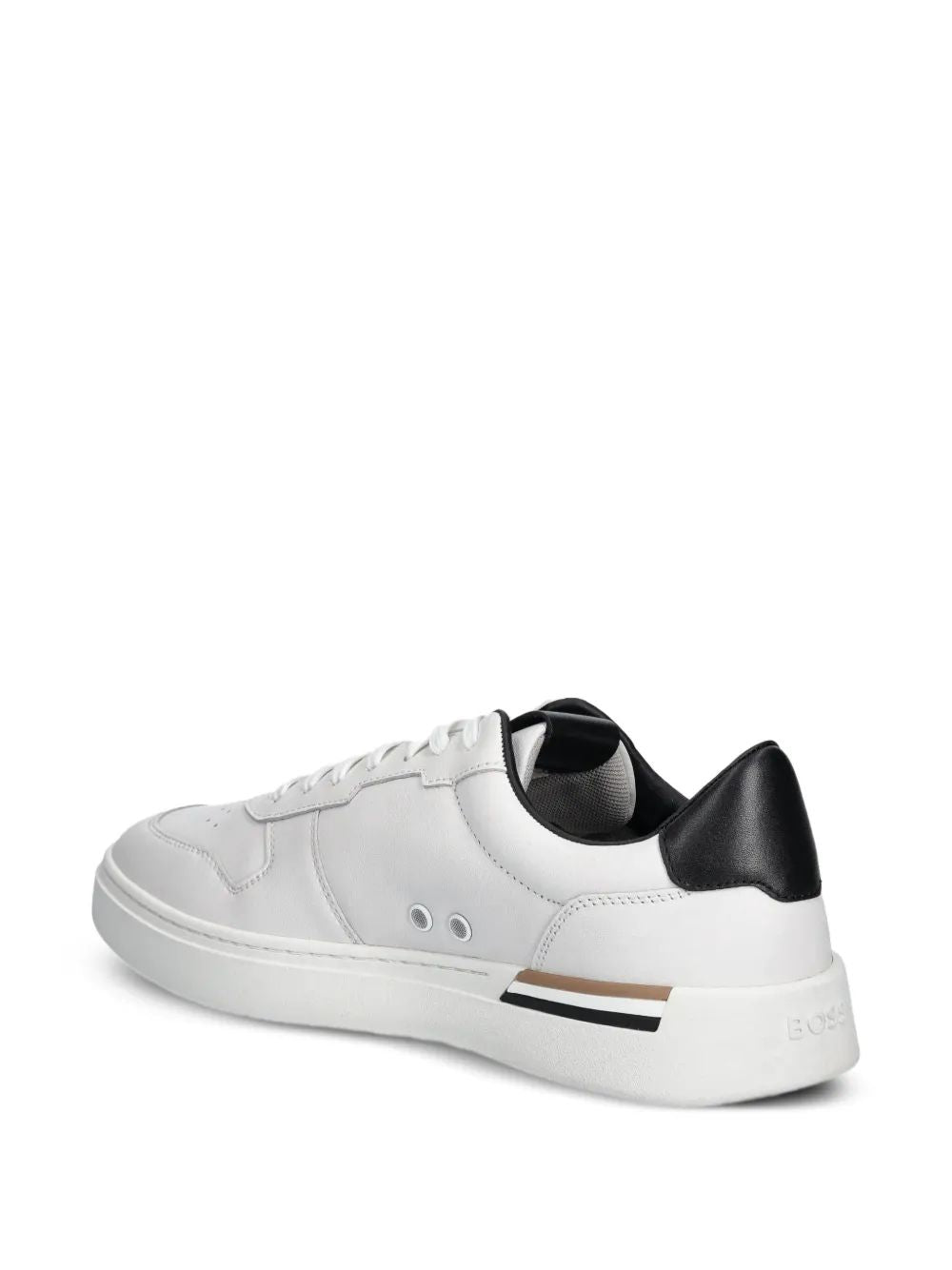 HUGO BOSS Men's Stylish Leather Sneakers