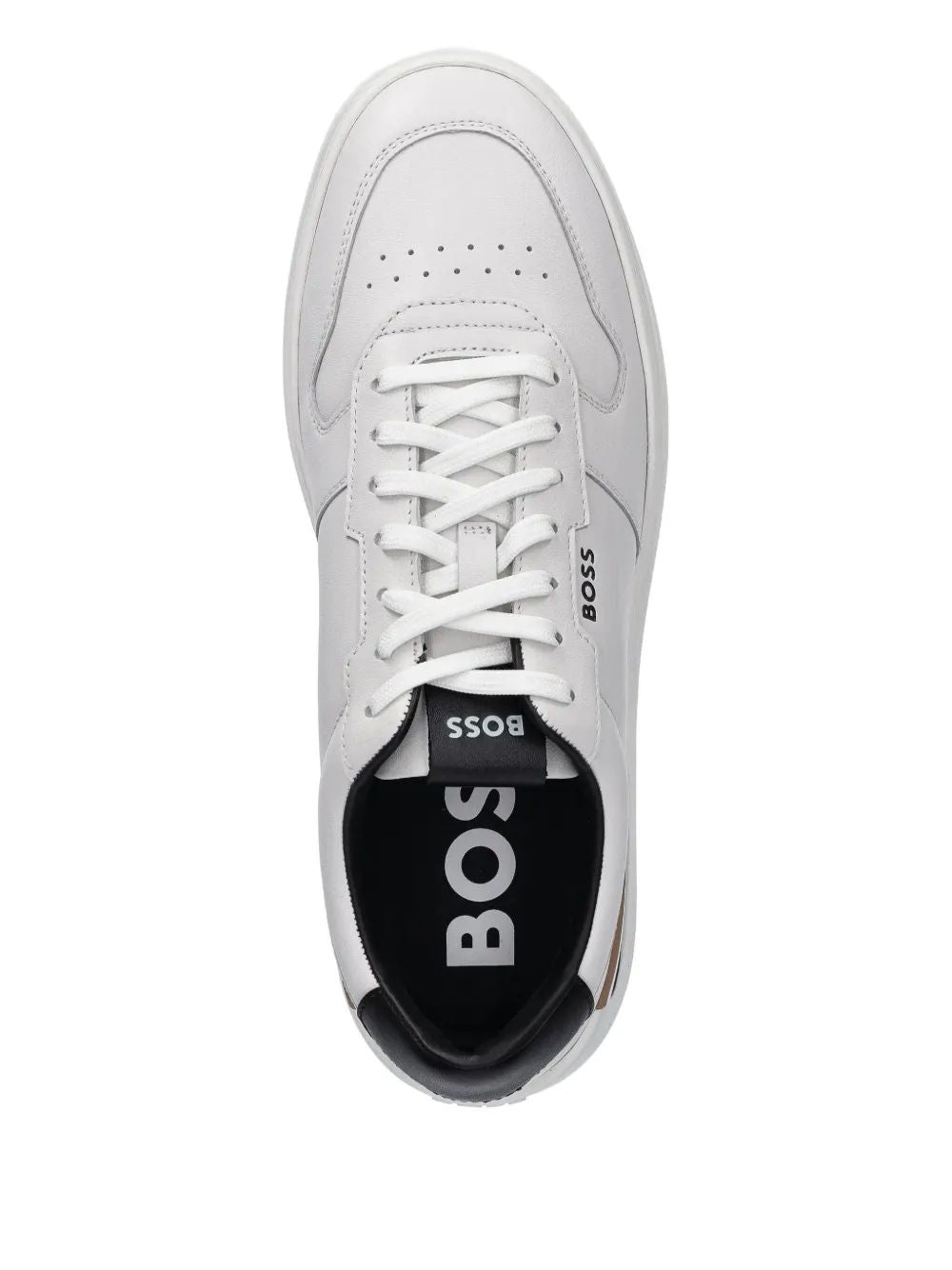 HUGO BOSS Men's Stylish Leather Sneakers
