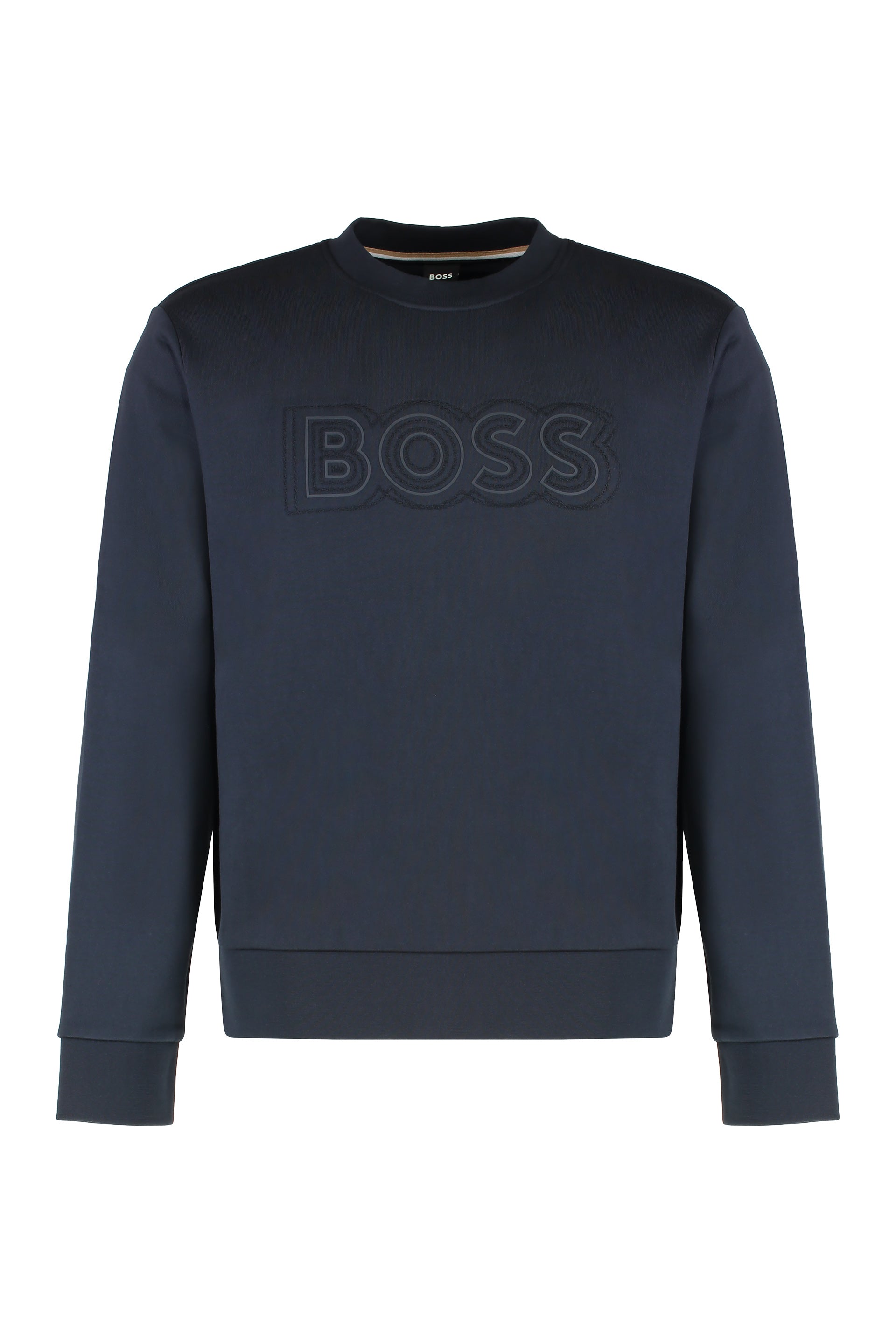 BOSS Logo Detail Cotton Sweatshirt