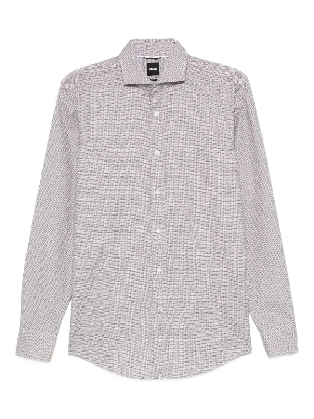 HUGO BOSS Classic Cotton Shirt for Men - FW25 Collection