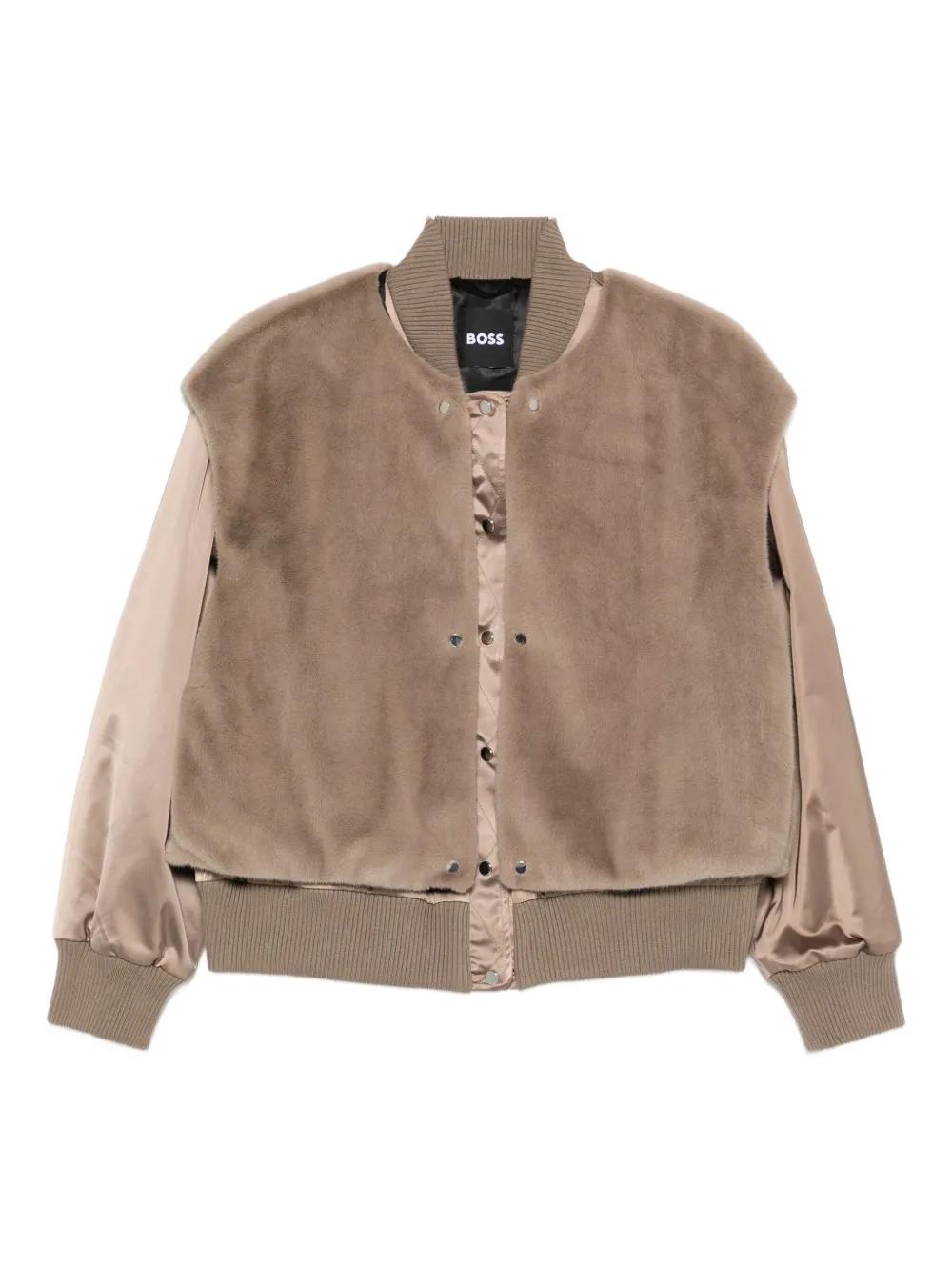 BOSS Detachable-Panel Bomber Jacket for Women
