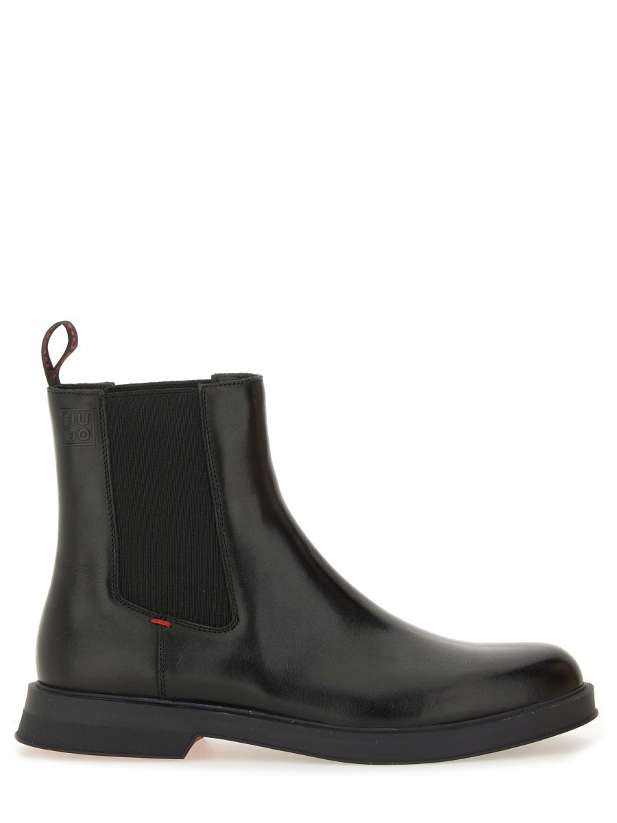 HUGO Leather Chelsea Boot