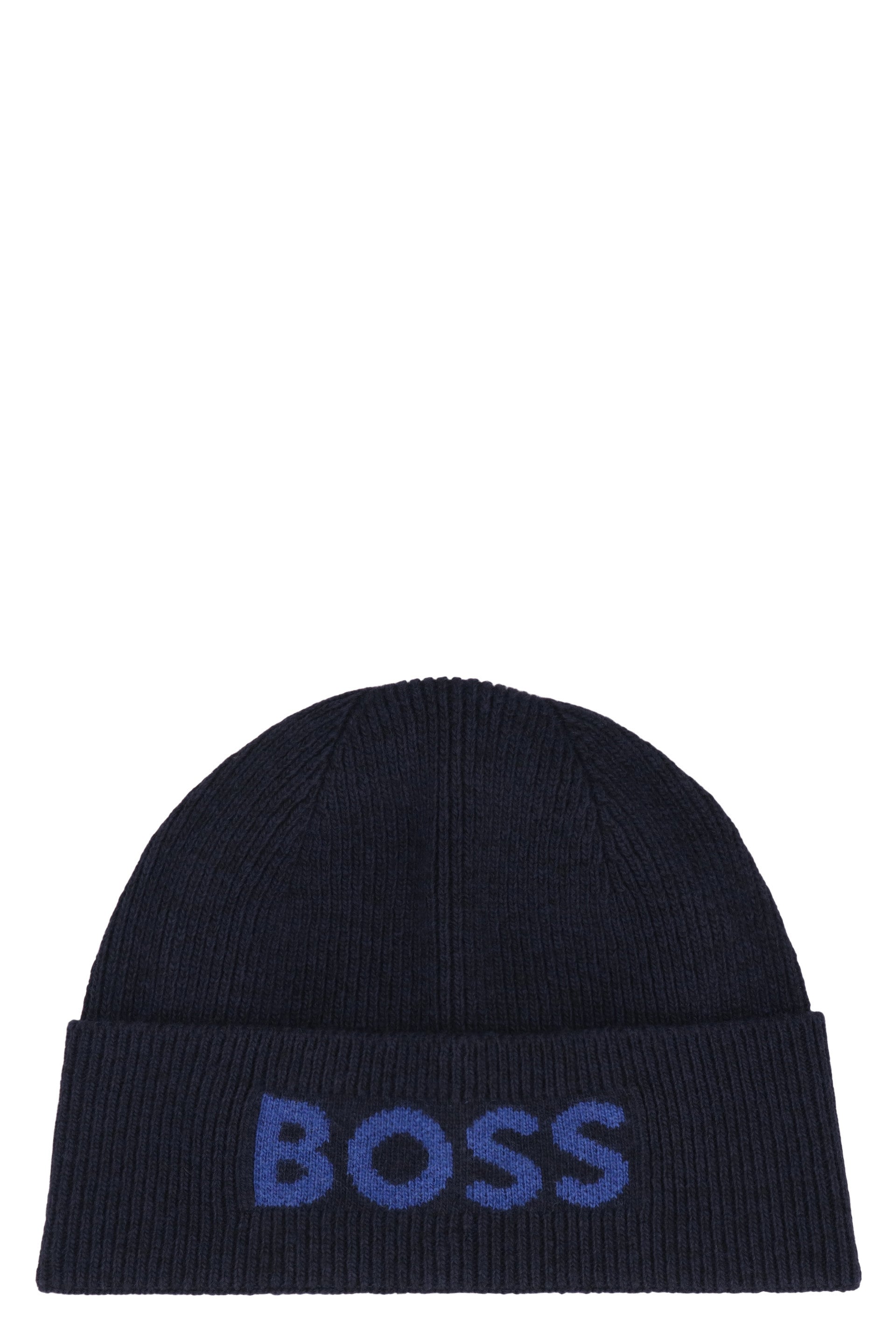 BOSS Timeless Knit Cap with Logo