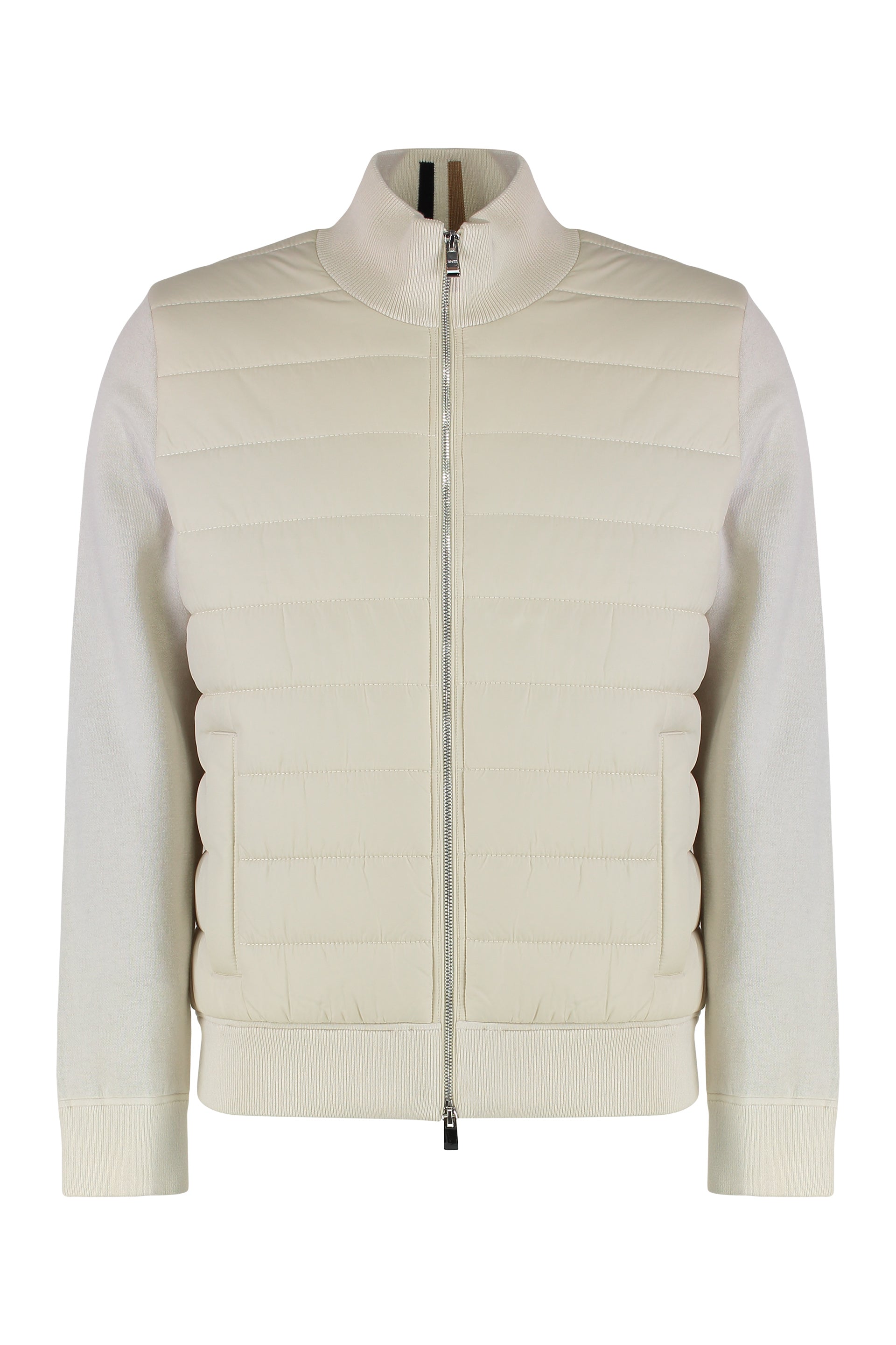 BOSS Men's Cardigan with Padded Front Panel