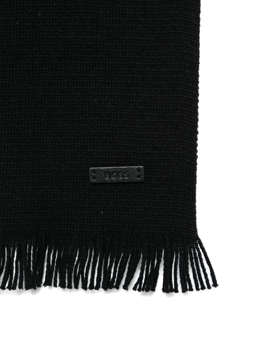 HUGO BOSS Knit Scarf for Men - FW25 Collection