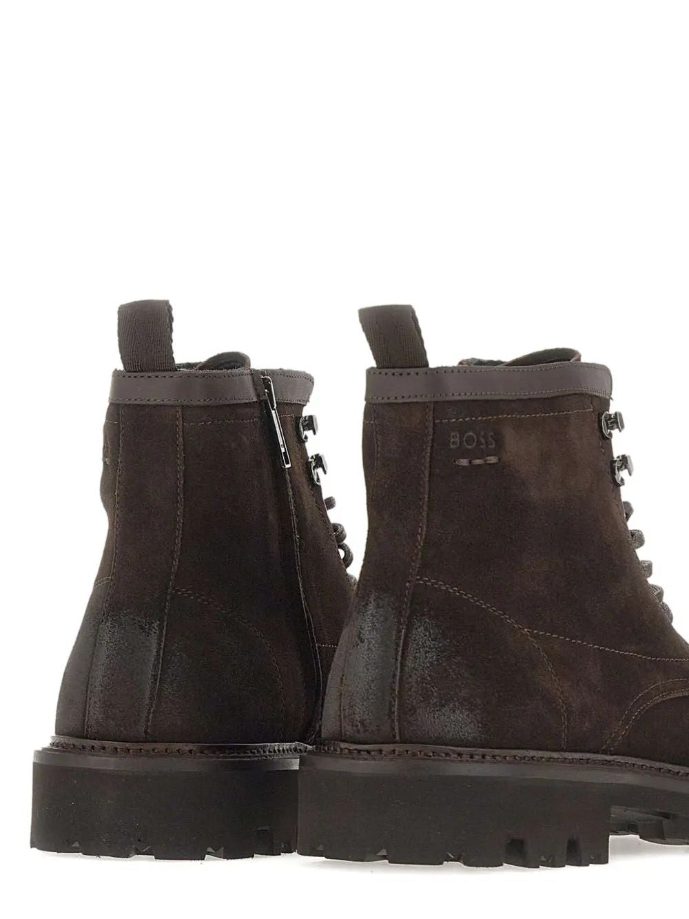 HUGO BOSS Men's Leather Boots – FW25 Collection