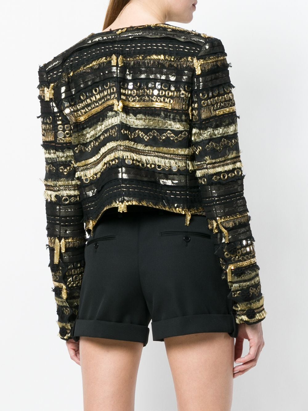 SAINT LAURENT Embroidered Jacket for Women - Stylish Outerwear