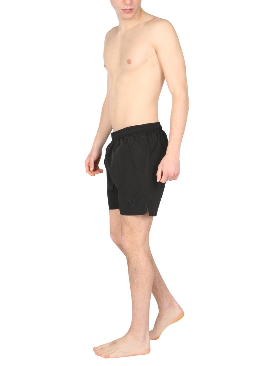 MA.STRUM Men's Mini Swimsuit with Elasticated Waist