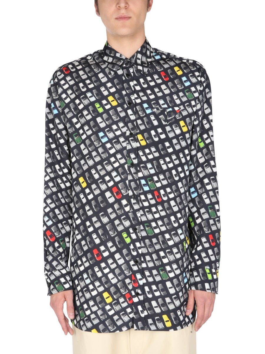 BOTTEGA VENETA Classic Allover Print Shirt
