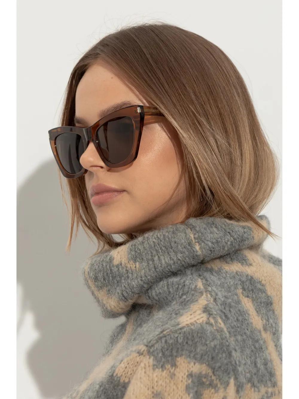 SAINT LAURENT Cat Eye-Frame Sunglasses