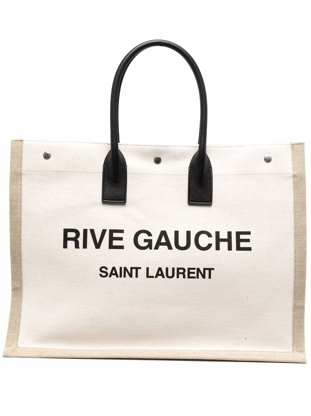 SAINT LAURENT Men's Mini Rive Gau Shopping Tote Handbag