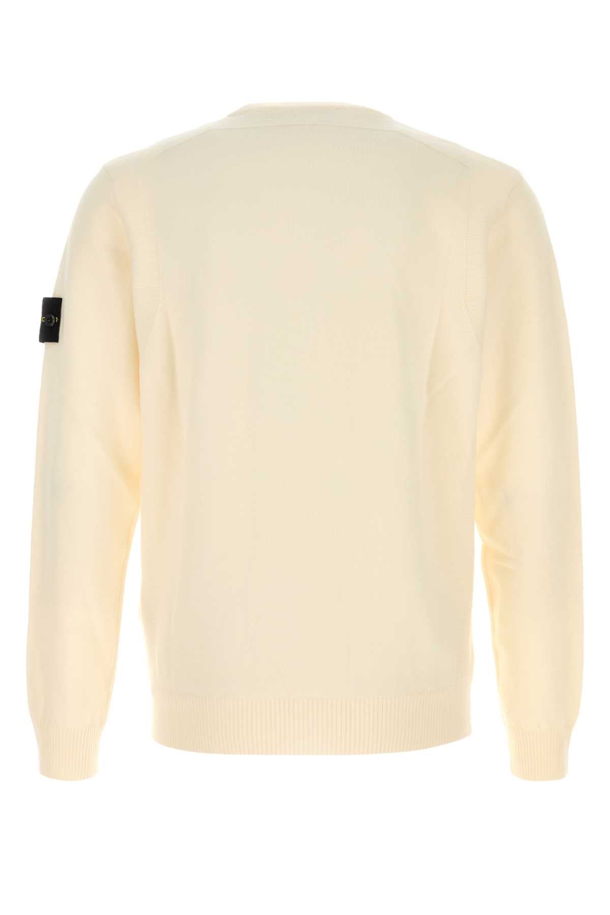 STONE ISLAND Men's Crew Neck Wool Blend Sweater