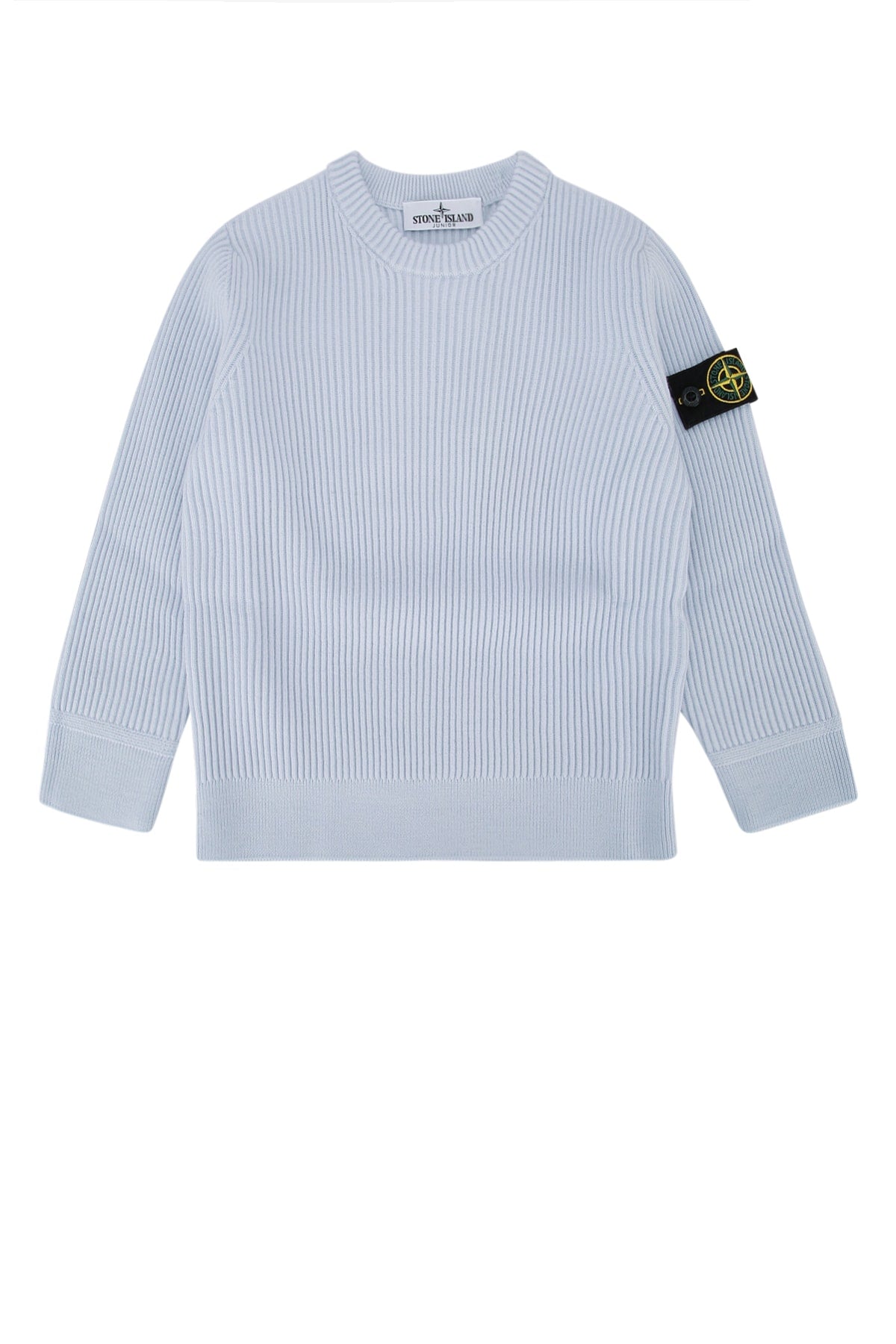 STONE ISLAND KIDS Boys' Crew Neck Sweater - FW25 Collection
