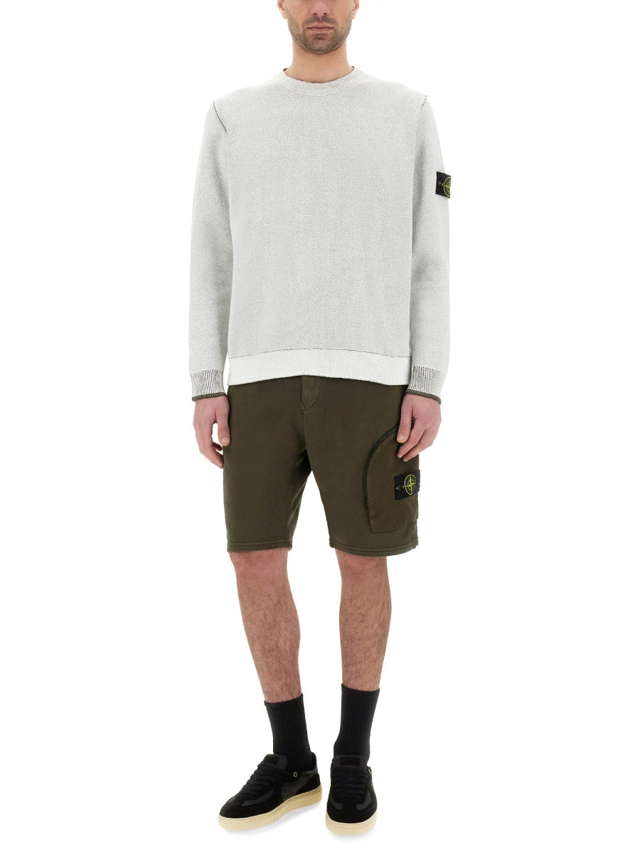 STONE ISLAND Double Face Knit Sweater for Men