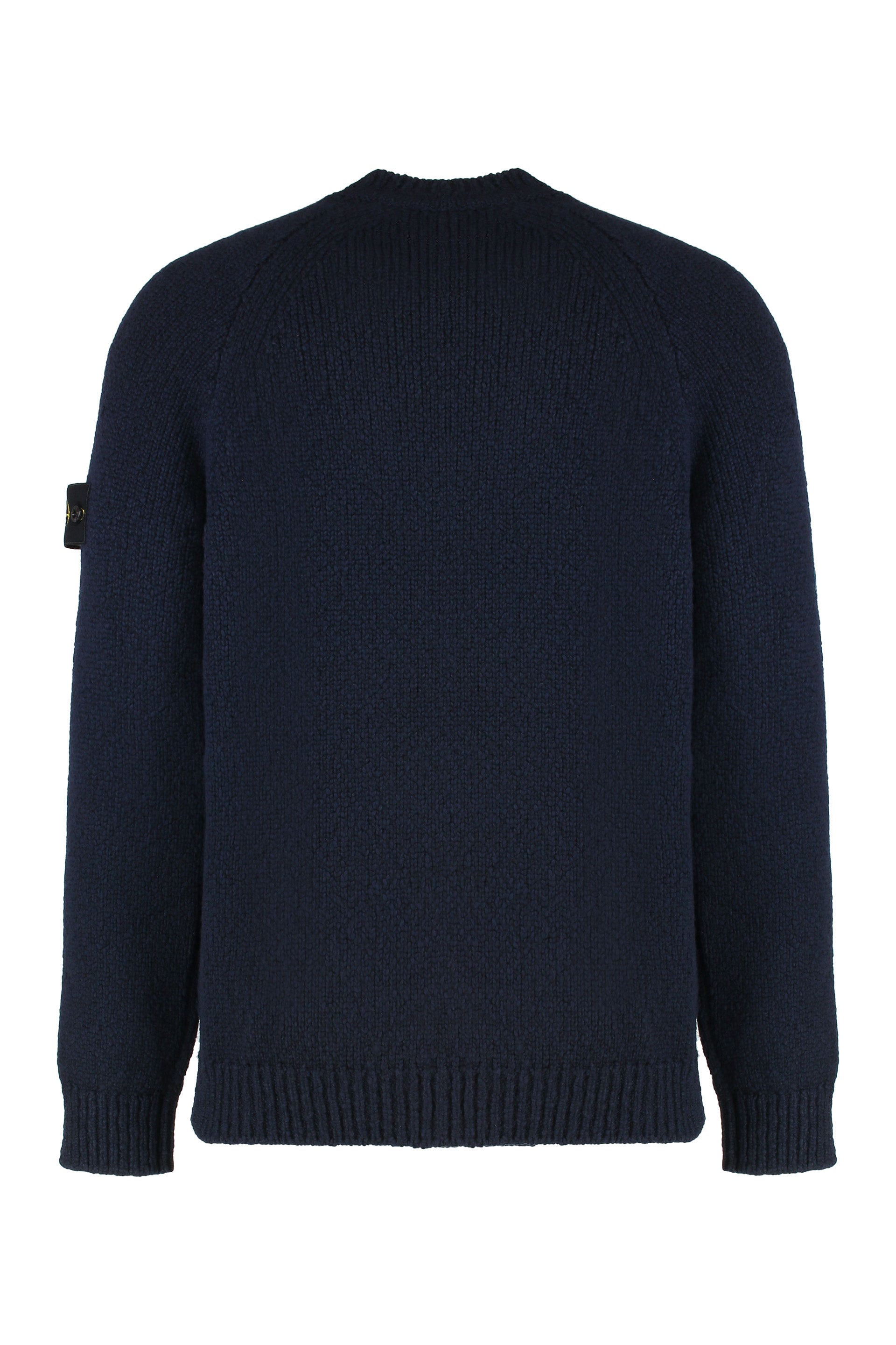 STONE ISLAND Men's Round Neck Sweater in Mixed Wool