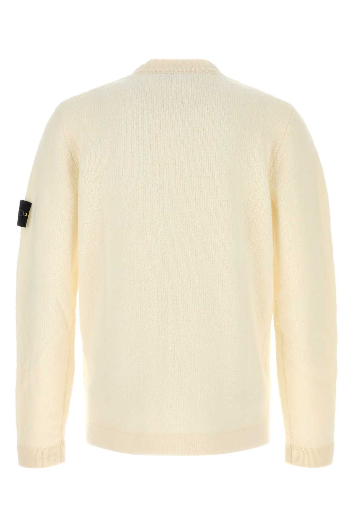 STONE ISLAND Wool Blend Crew Neck Sweater