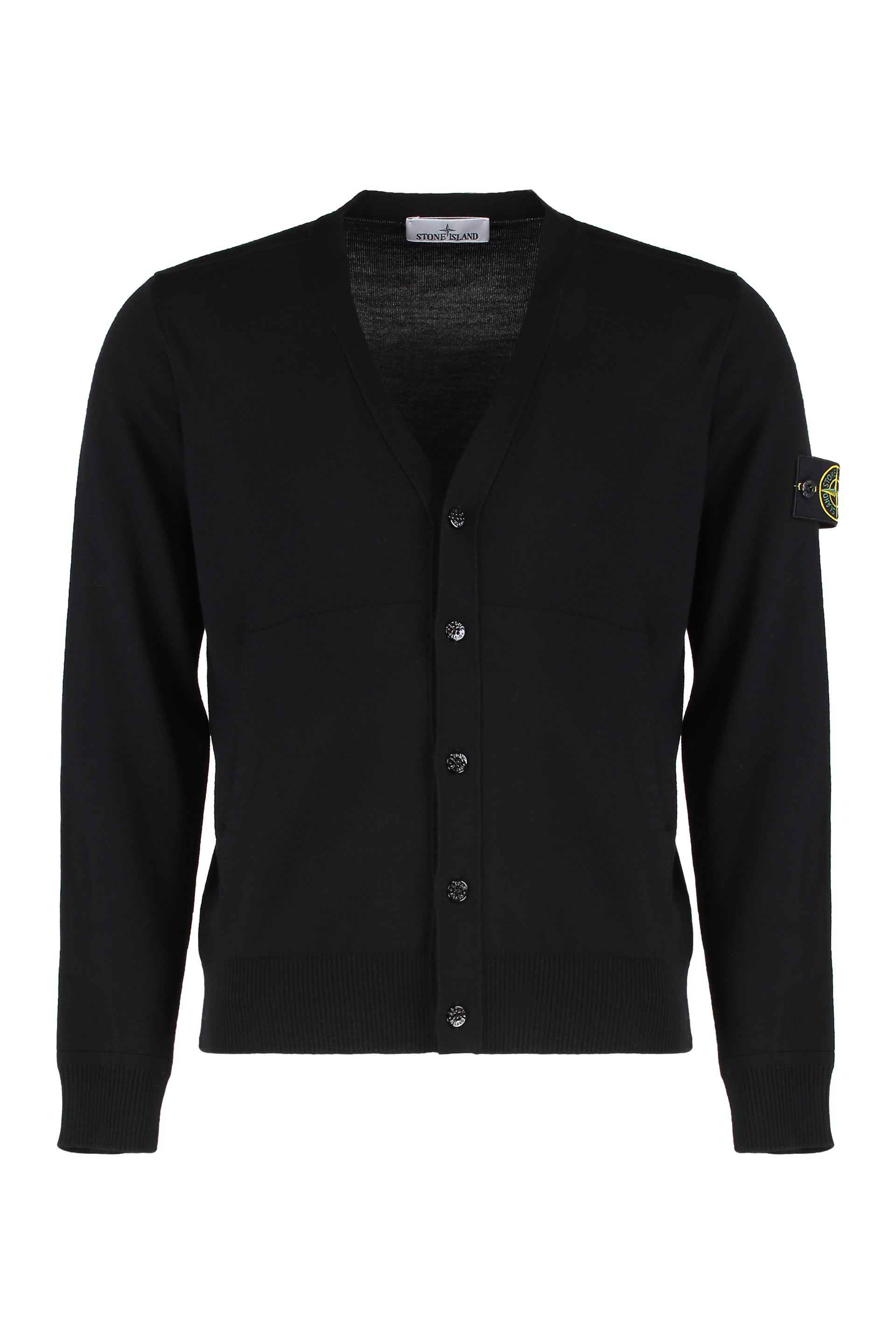 STONE ISLAND Classic V-Neck Cardigan for Men