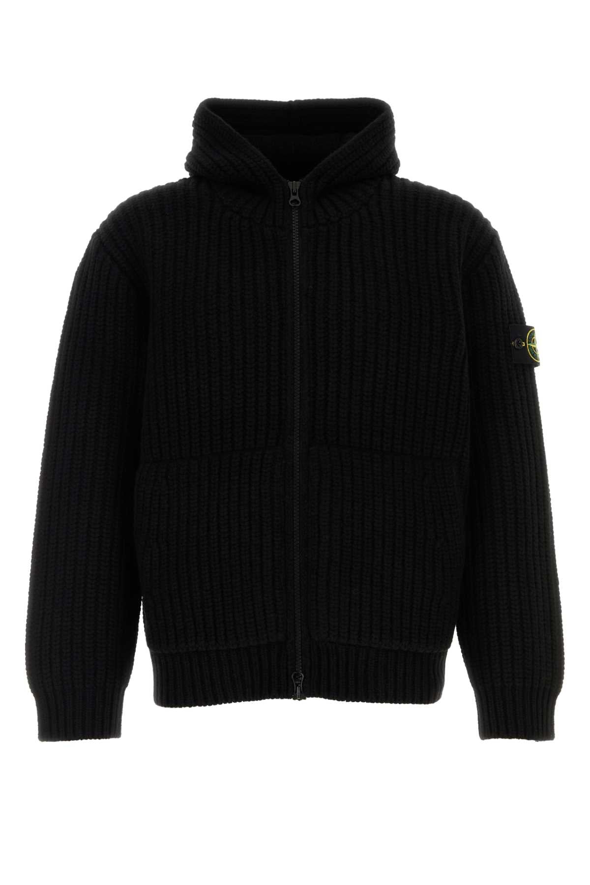 STONE ISLAND Wool Blend Hoodie for Men - FW25 Collection