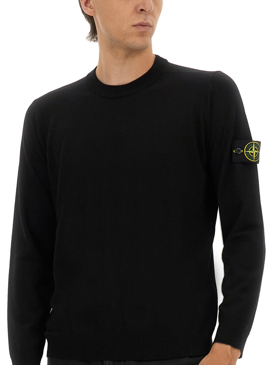 STONE ISLAND Virgin Wool Sweatshirt for Men