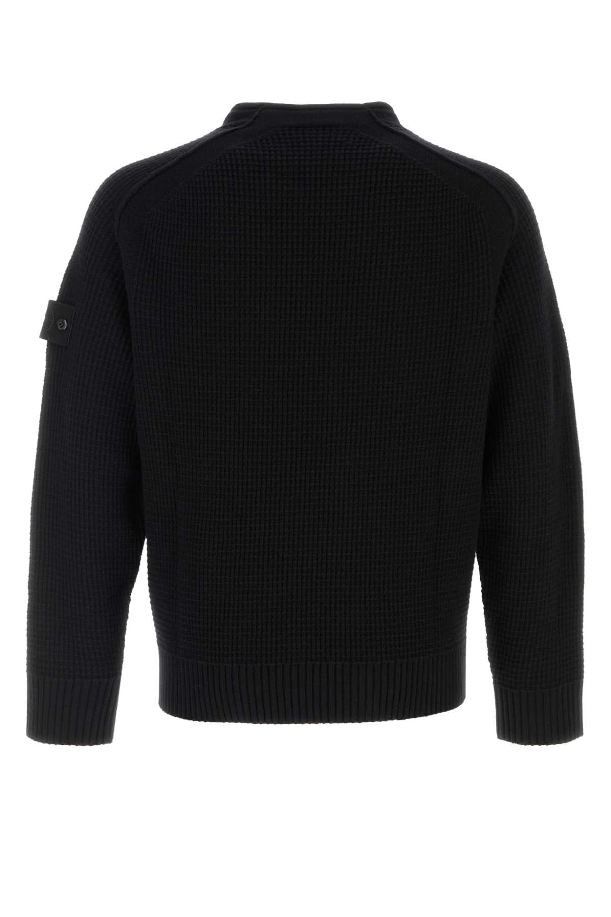 STONE ISLAND Crew Neck Wool Sweater for Men - FW25