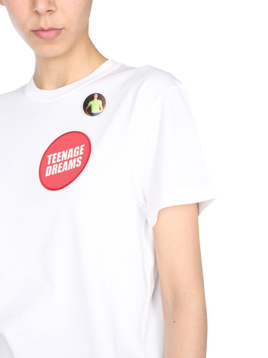 RAF SIMONS Teenage Dreams Crew Neck T-Shirt