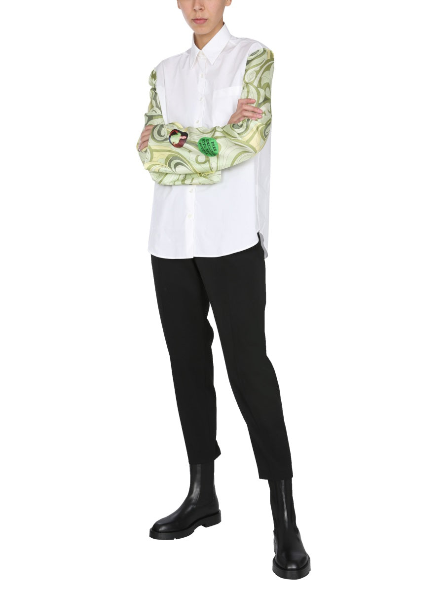 RAF SIMONS Regular Fit Classic Collar Shirt