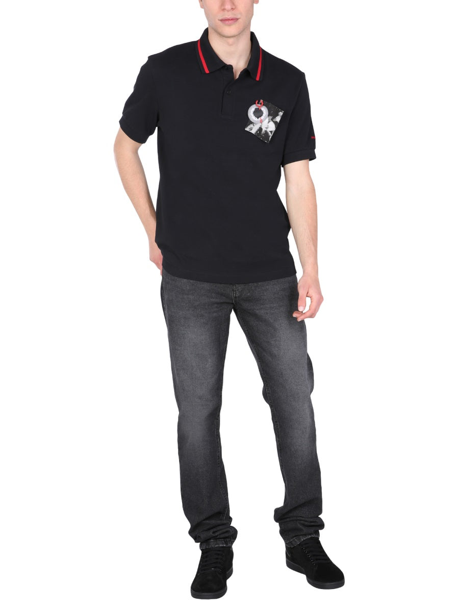 FRED PERRY X RAF SIMONS Regular Fit Polo Shirt for Men