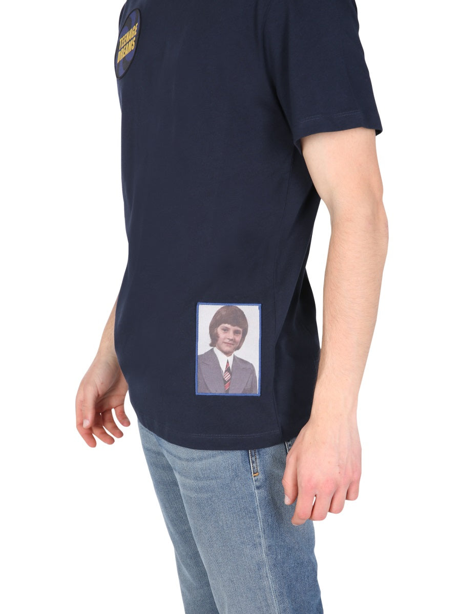 RAF SIMONS Crew Neck T-Shirt - Teenage Dreams
