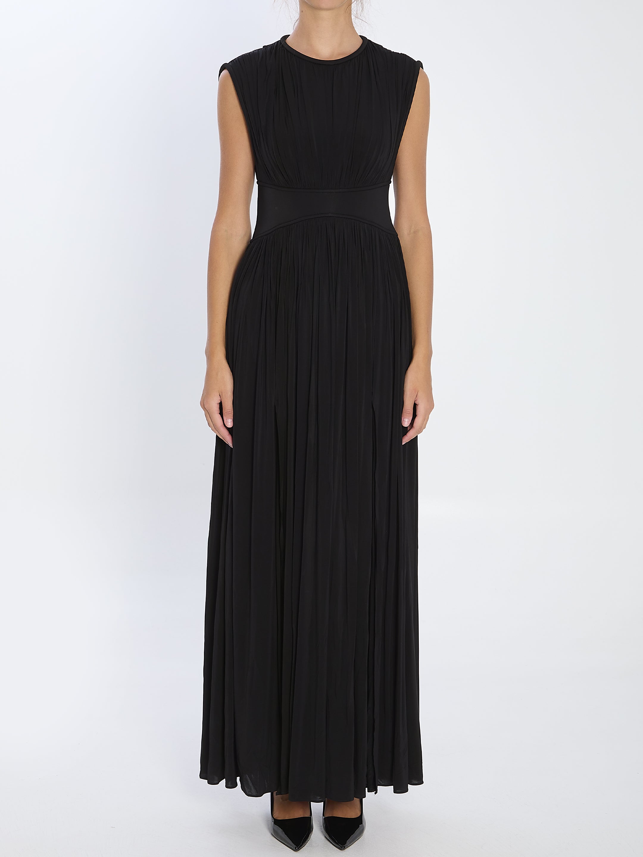 ZIMMERMANN Hypnotic Pleated Maxi Dress (Size 01)