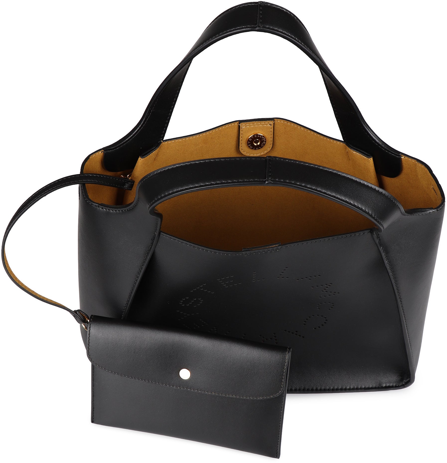 STELLA MCCARTNEY Medium Eco-Leather Logo Handbag